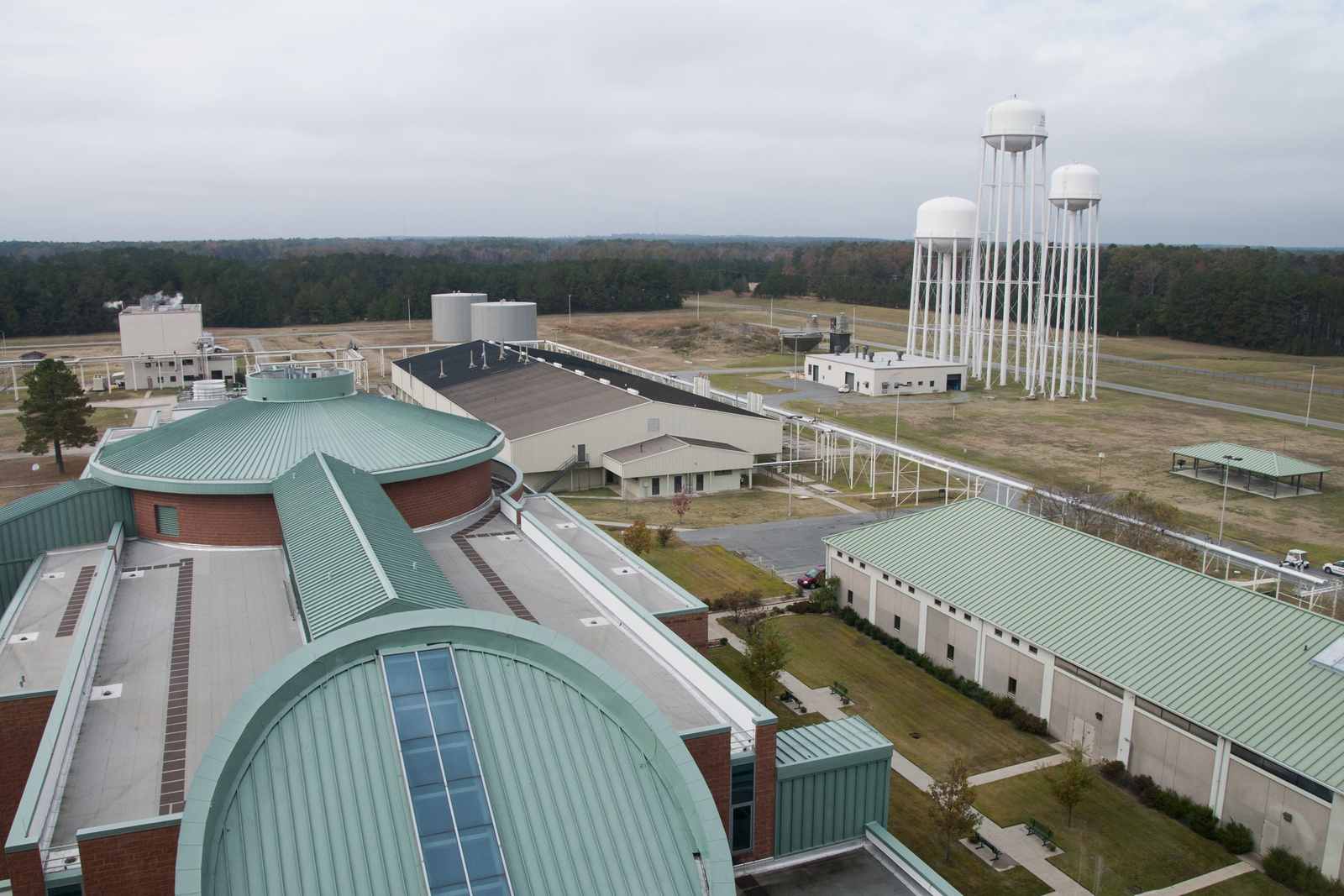 Aerial view of the FDA National Center for Toxicological Research campus